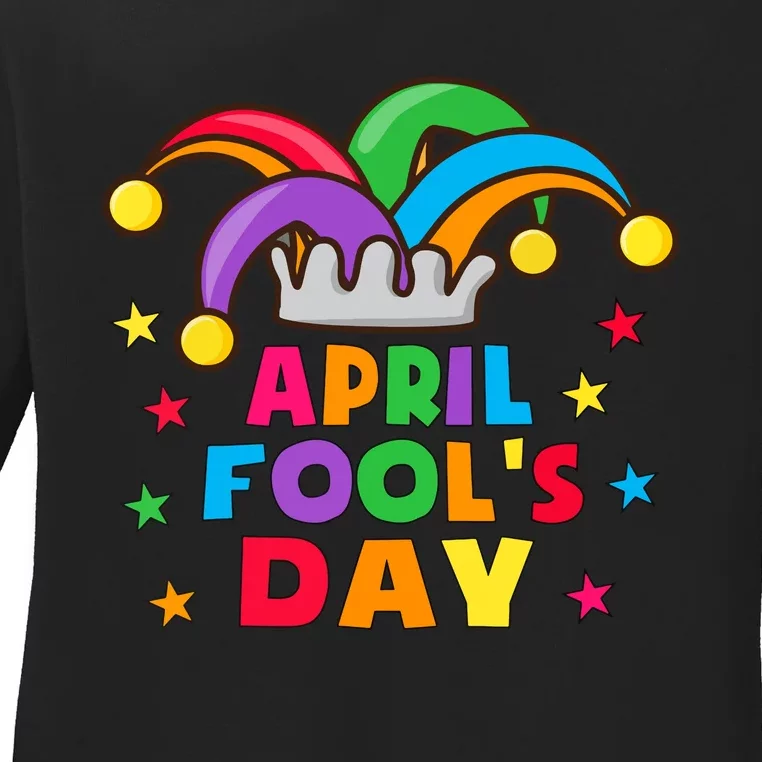 Funny April Fools Day Pranks Kit 1st April Jokes Adults Ladies Long Sleeve Shirt