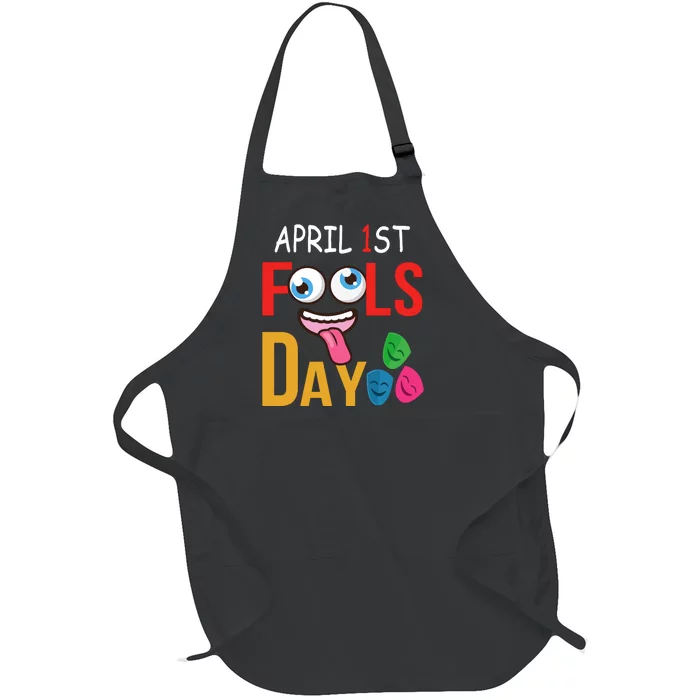 Funny April Fools Day Quote April Fools Day Squad Pranks Full-Length Apron With Pocket