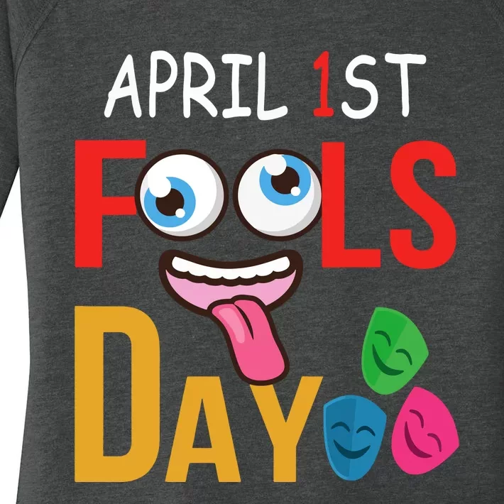 Funny April Fools Day Quote April Fools Day Squad Pranks Women's Perfect Tri Tunic Long Sleeve Shirt