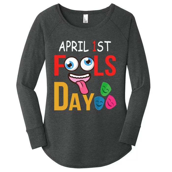 Funny April Fools Day Quote April Fools Day Squad Pranks Women's Perfect Tri Tunic Long Sleeve Shirt