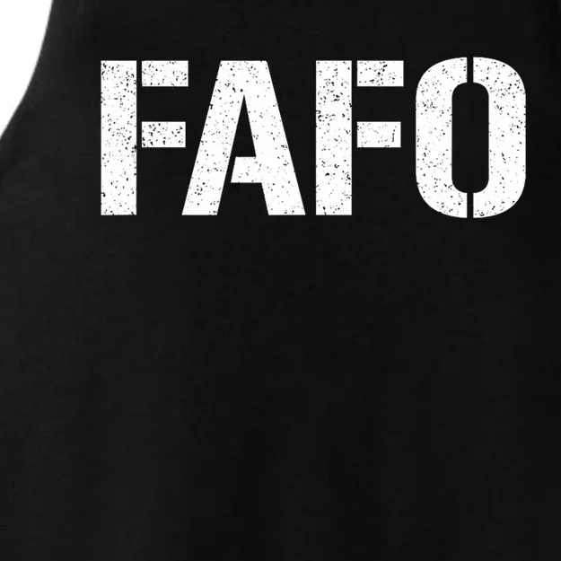 Fafo Acronym Ladies Tri-Blend Wicking Tank