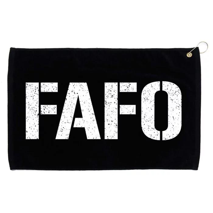 Fafo Acronym Grommeted Golf Towel