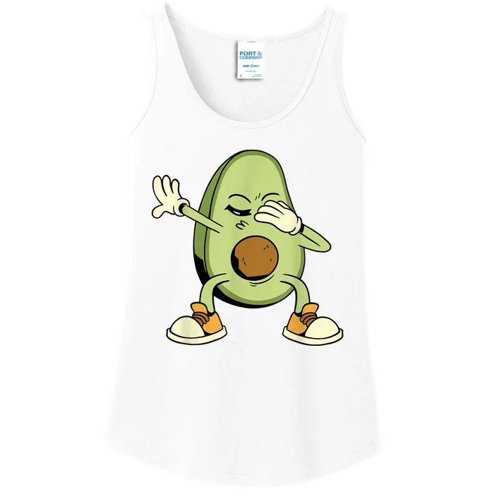 Funny Avocado Ladies Essential Tank