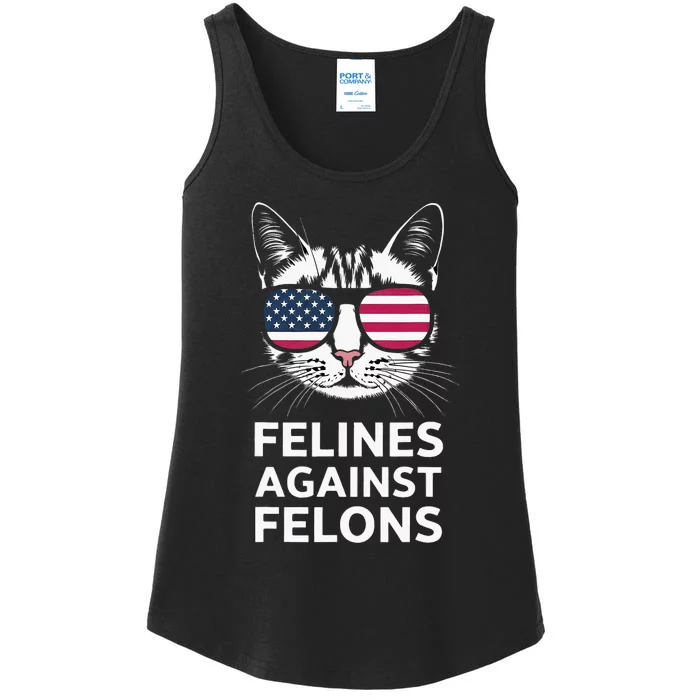 Felines Against Felons Ladies Essential Tank