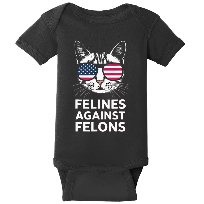 Felines Against Felons Baby Bodysuit