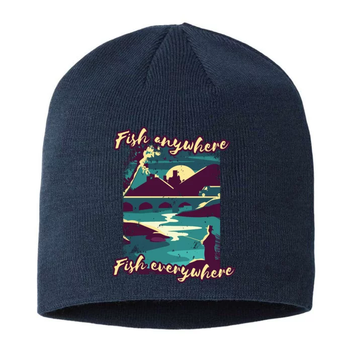 Fish Anywhere Fish Everywhere 8 1/2in Sustainable Knit Beanie