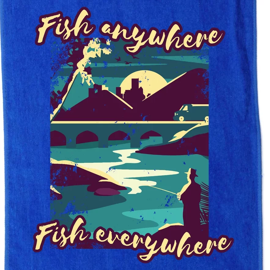 Fish Anywhere Fish Everywhere Platinum Collection Golf Towel