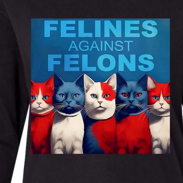 Felines Against Felons Felines Against Felons Womens Cotton Relaxed Long Sleeve T-Shirt