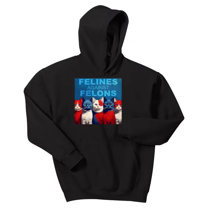 Felines Against Felons Felines Against Felons Kids Hoodie