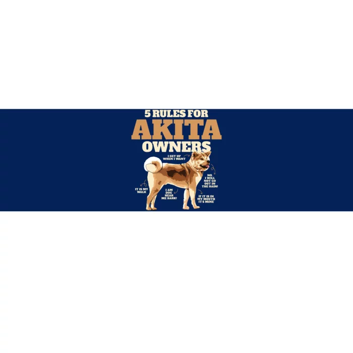 Funny Akita For Women Men Akita Owner Gifts Bumper Sticker