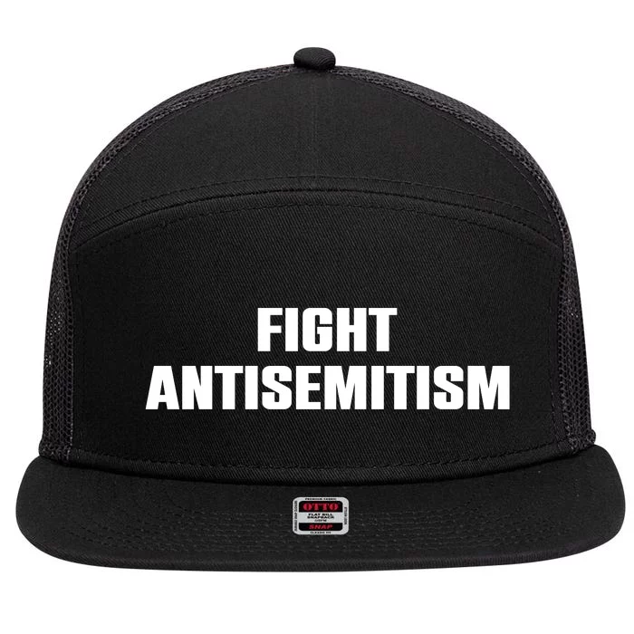 Fight Antisemitism 7 Panel Mesh Trucker Snapback Hat