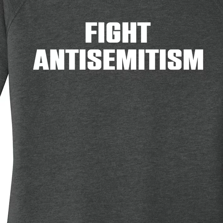 Fight Antisemitism Women's Perfect Tri Tunic Long Sleeve Shirt