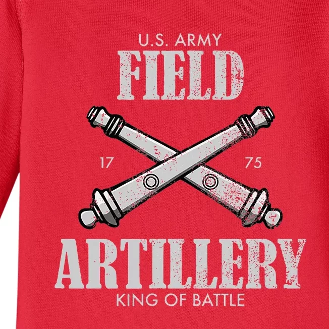 Field Artillery Baby Long Sleeve Bodysuit