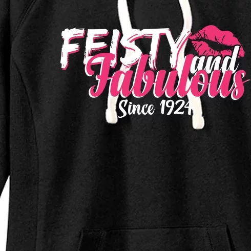 Feisty And Fabulous Since 1924 100th Birthday Women's Fleece Hoodie