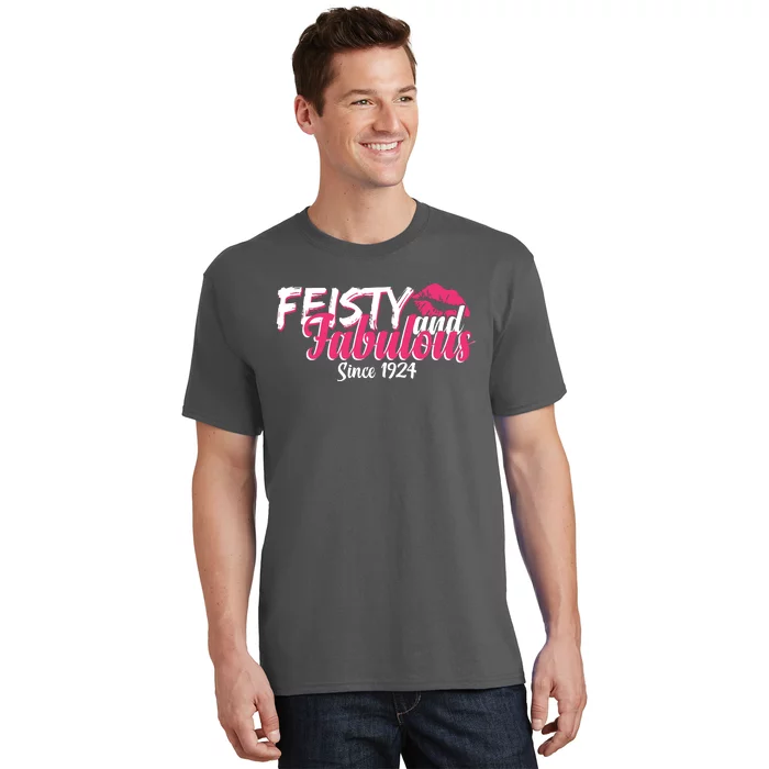 Feisty And Fabulous Since 1924 100th Birthday T-Shirt