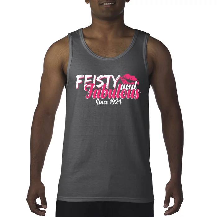 Feisty And Fabulous Since 1924 100th Birthday Tank Top