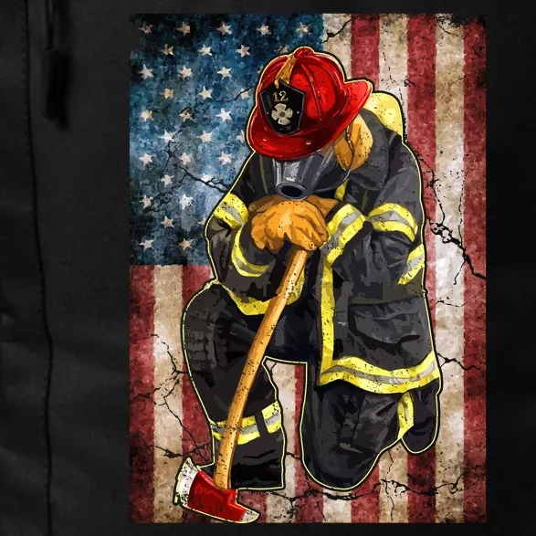 Firefighter American Flag Daily Commute Backpack