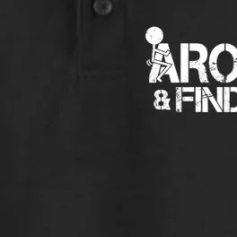 F Around Find Out Funny Meme Dry Zone Grid Performance Polo