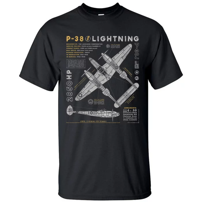 Fighter Aircraft Tall T-Shirt