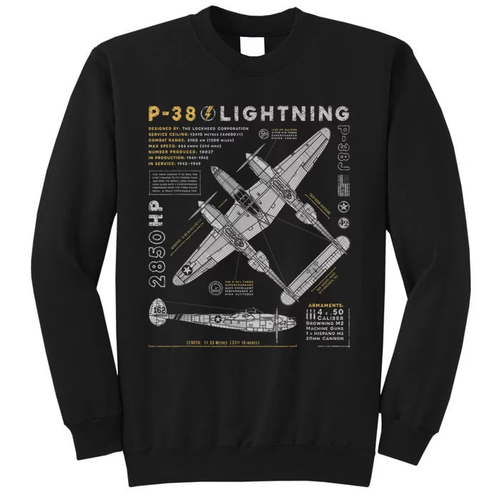 Fighter Aircraft Tall Sweatshirt