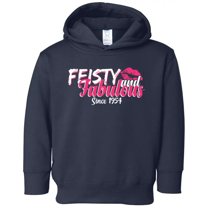 Feisty And Fabulous Since 1954 70th Birthday Toddler Hoodie