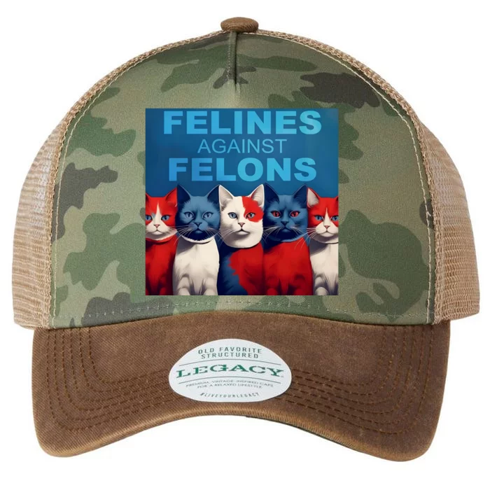 Felines Against Felons Legacy Tie Dye Trucker Hat