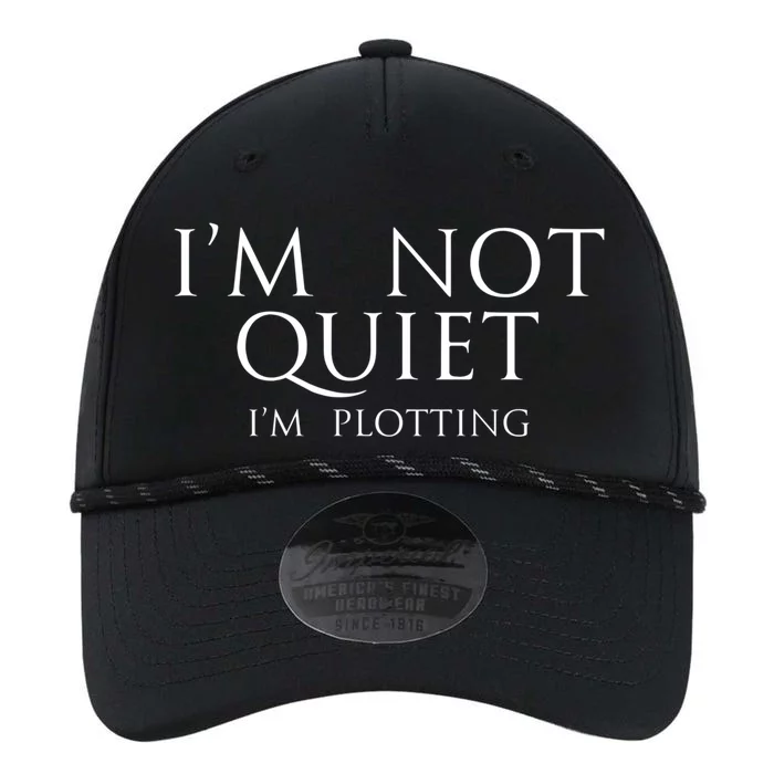 Funny Author Funny Gift Im Not Quiet Just Plotting Writer Funny Gift Performance The Dyno Cap