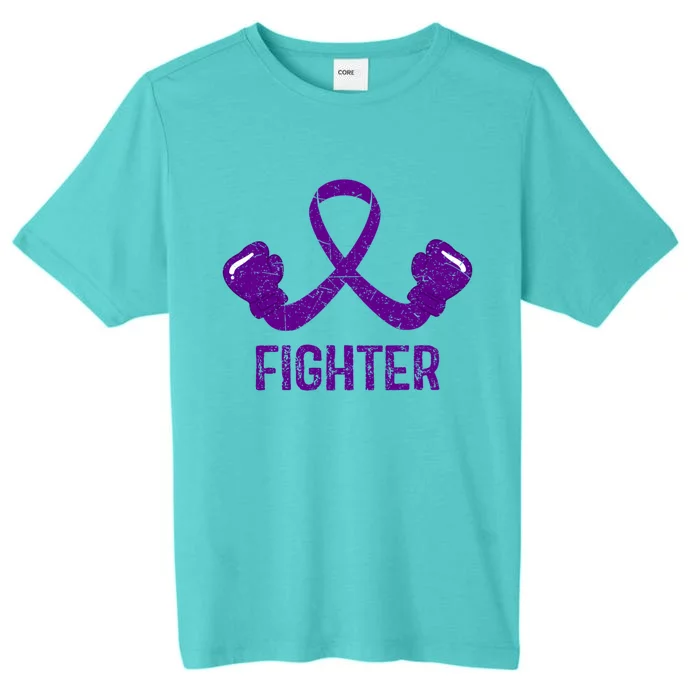 Fibromyalgia Awareness Fighter Gift ChromaSoft Performance T-Shirt