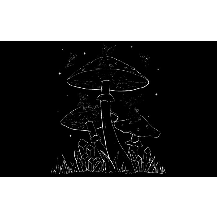 Fairycore Aesthetic Fairy Core Grunge Mushroom Fairies Bumper Sticker