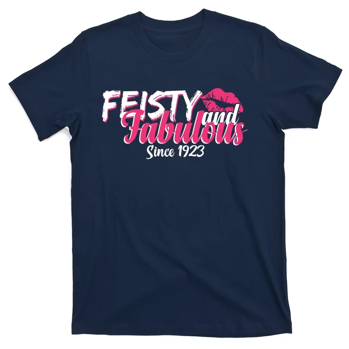 Feisty And Fabulous Since 1923 100th Birthday T-Shirt