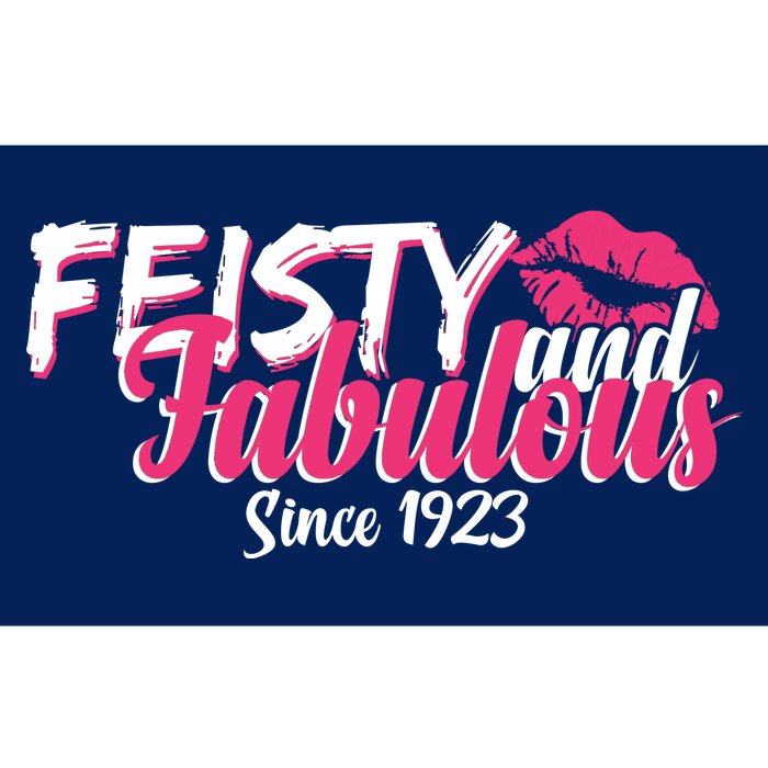 Feisty And Fabulous Since 1923 100th Birthday Bumper Sticker