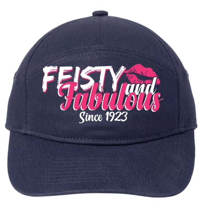 Feisty And Fabulous Since 1923 100th Birthday 7-Panel Snapback Hat