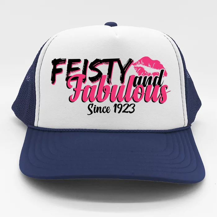 Feisty And Fabulous Since 1923 100th Birthday Trucker Hat