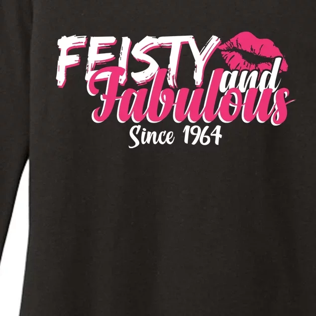 Feisty And Fabulous Since 1964 60th Birthday Womens CVC Long Sleeve Shirt