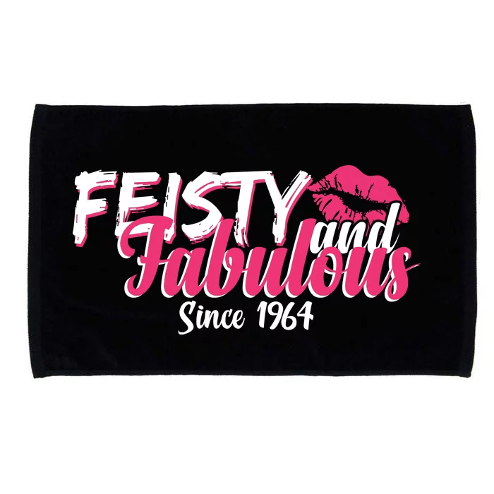 Feisty And Fabulous Since 1964 60th Birthday Microfiber Hand Towel