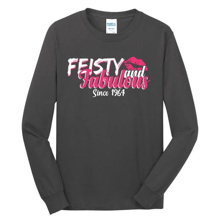 Feisty And Fabulous Since 1964 60th Birthday Tall Long Sleeve T-Shirt