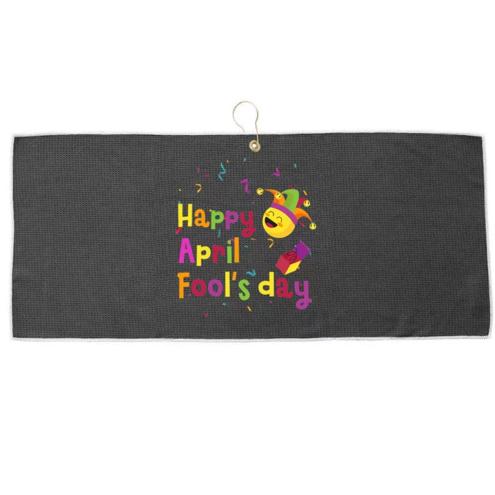 Funny April Fool's Day Pranks Jokes Large Microfiber Waffle Golf Towel