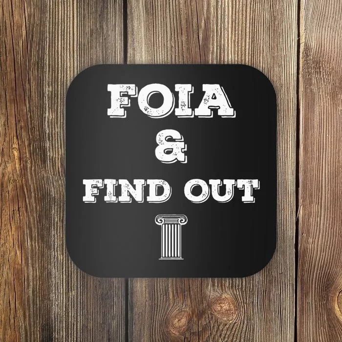 Foia And Find Out Tank Top Coaster