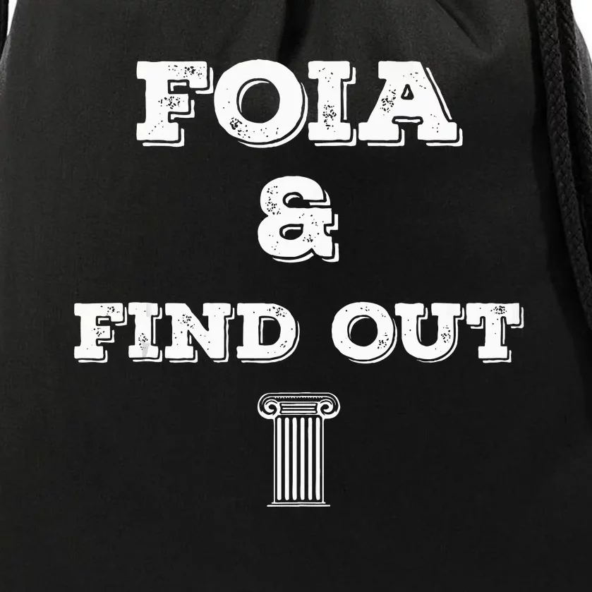 Foia And Find Out Tank Top Drawstring Bag