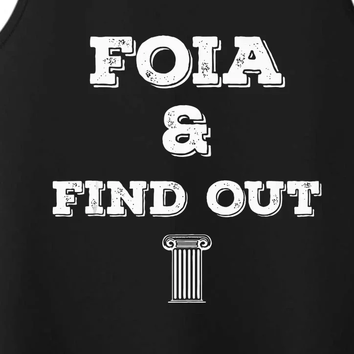 Foia And Find Out Tank Top Performance Tank