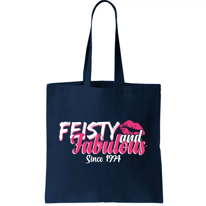 Feisty And Fabulous Since 1974 50th Birthday Tote Bag