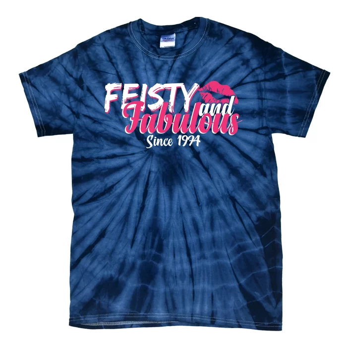 Feisty And Fabulous Since 1974 50th Birthday Tie-Dye T-Shirt