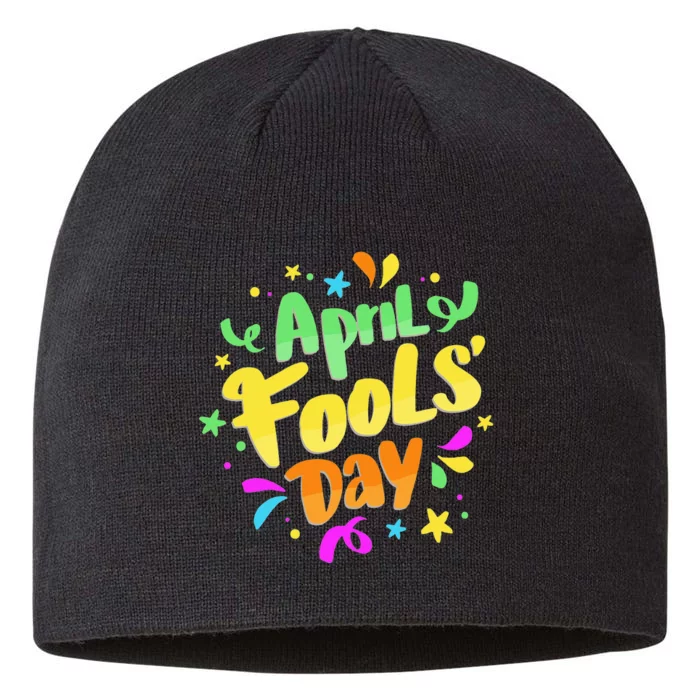 Funny April Fools' Day Pranks Kit 1st April Jokes 8 1/2in Sustainable Knit Beanie