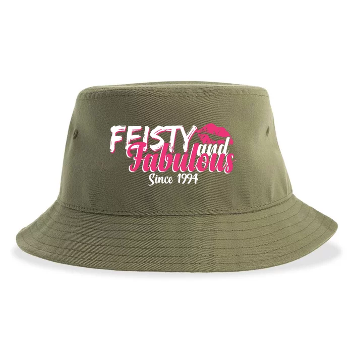 Feisty And Fabulous Since 1994 30th Birthday Sustainable Bucket Hat