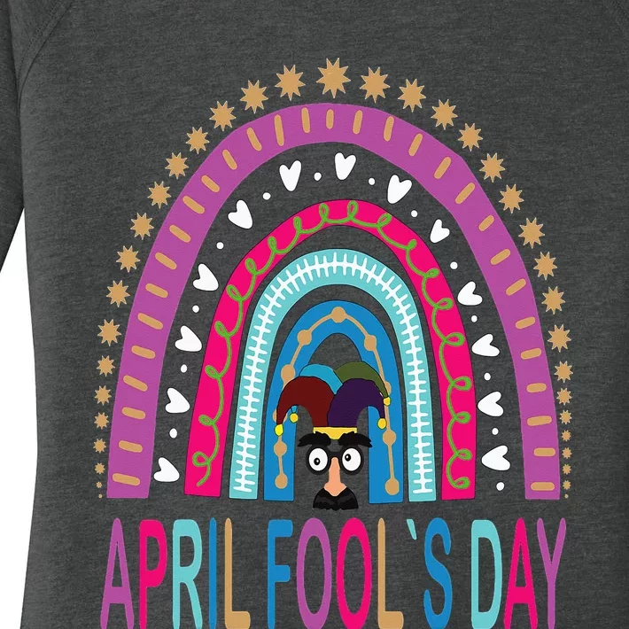 Funny April Fools Day Pranks Kit 1st April Jokes Women's Perfect Tri Tunic Long Sleeve Shirt