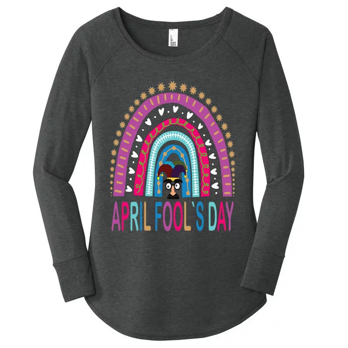 Funny April Fools Day Pranks Kit 1st April Jokes Women's Perfect Tri Tunic Long Sleeve Shirt