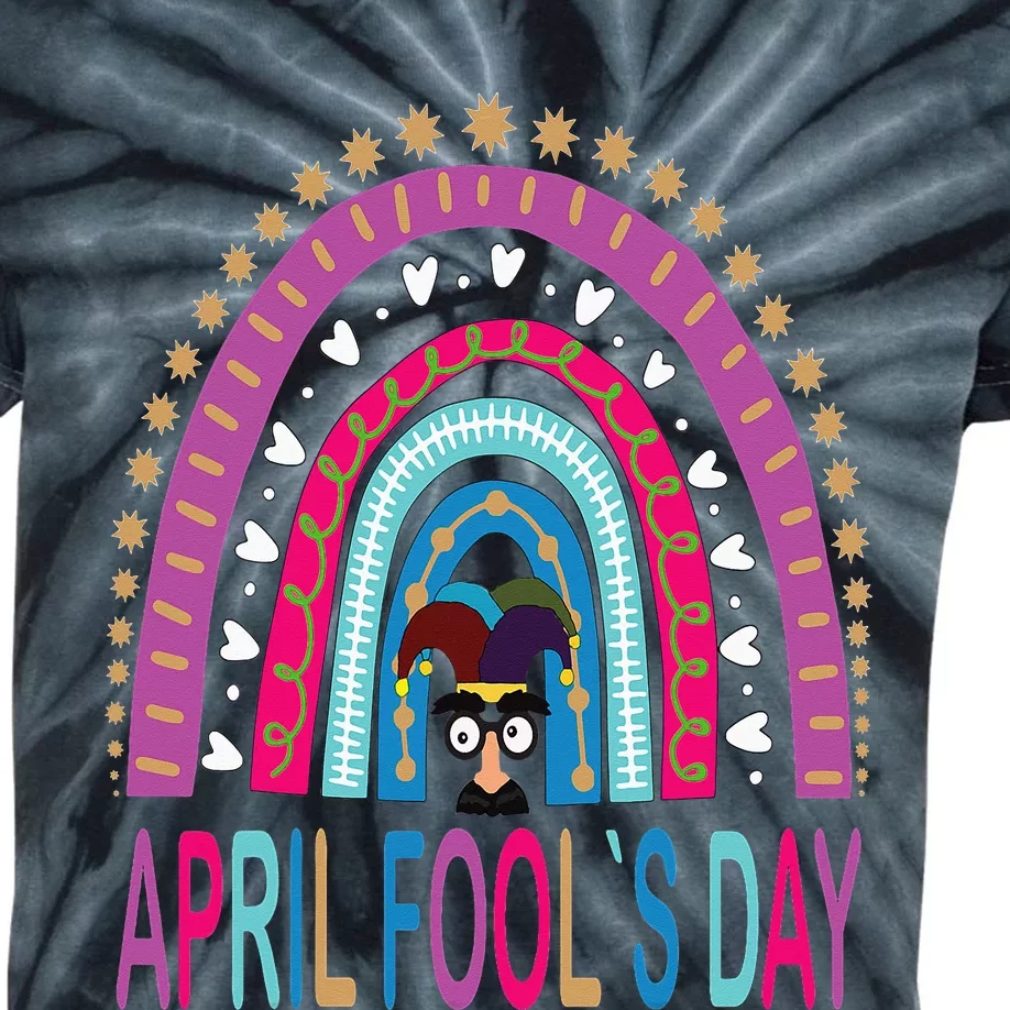 Funny April Fools Day Pranks Kit 1st April Jokes Kids Tie-Dye T-Shirt