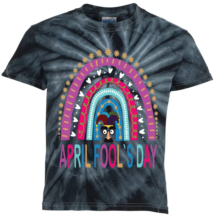 Funny April Fools Day Pranks Kit 1st April Jokes Kids Tie-Dye T-Shirt