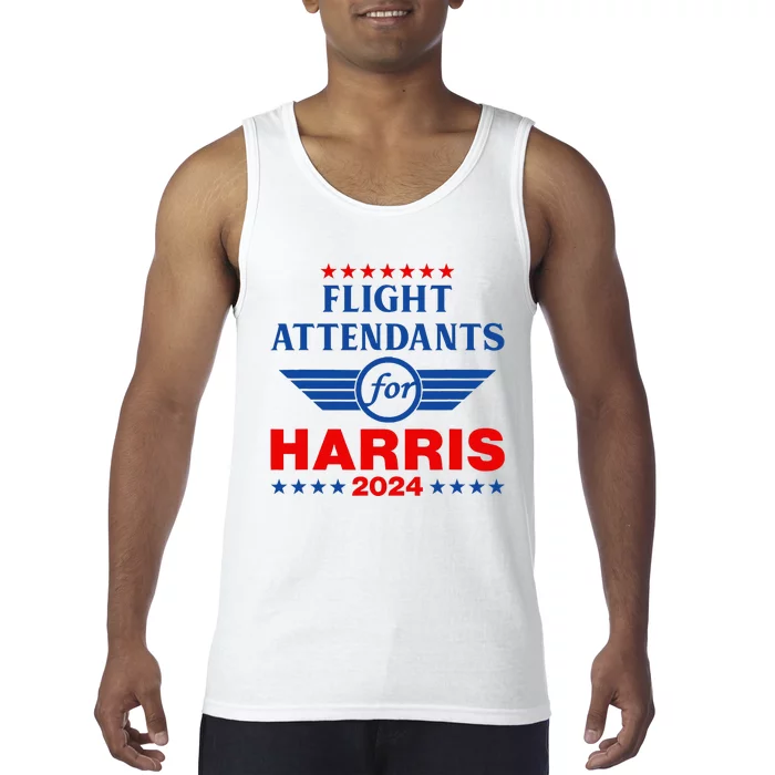 Flight Attendants For Kamala Harris 2024 Tank Top