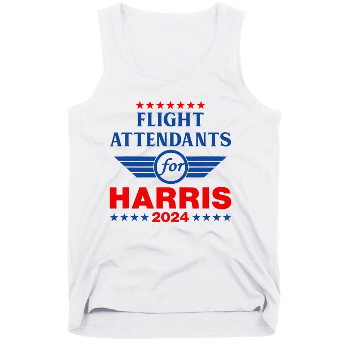 Flight Attendants For Kamala Harris 2024 Tank Top